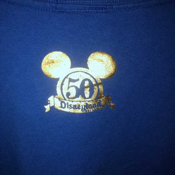 Disneyland 50th Graphic Cropped Tee Shirt - Picture 4 of 4